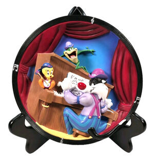 Warner Bros. Looney Tunes RAGTIME BLUES In The 3rd Dimension Collectible Plate